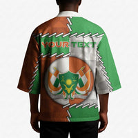 Personalized Niger Kimono Dama Gazelle Waving Flag Funny Style