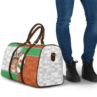 Niger Travel Bag Dama Gazelle Waving Flag Funny Style