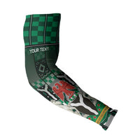 Personalized Nigeria Arm Sleeves Eagle With Tribal Patterns