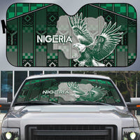 Nigeria Auto Sun Shade Eagle With Tribal Patterns