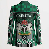 Personalized Nigeria Blazer Eagle With Tribal Patterns