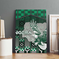 Nigeria Canvas Wall Art Eagle With Tribal Patterns