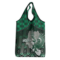 Nigeria Grocery Bag Eagle With Tribal Patterns