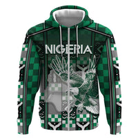 Personalized Nigeria Hoodie Eagle With Tribal Patterns