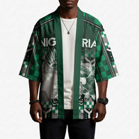 Personalized Nigeria Kimono Eagle With Tribal Patterns