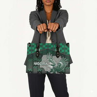 Nigeria Leather Bag Eagle With Tribal Patterns