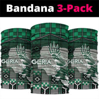 Nigeria Neck Gaiter Eagle With Tribal Patterns