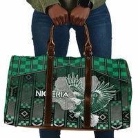 Nigeria Travel Bag Eagle With Tribal Patterns