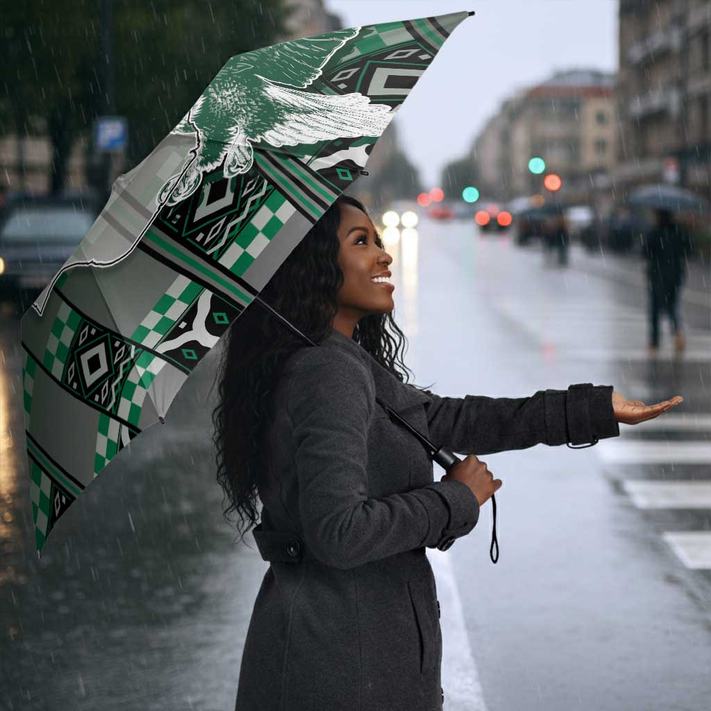 Nigeria Umbrella Eagle With Tribal Patterns