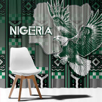 Nigeria Window Curtain Eagle With Tribal Patterns