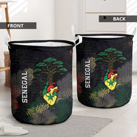 Senegal Laundry Basket Heart Baobab Art Grunge Style