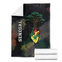 Senegal Blanket Heart Baobab Art Grunge Style