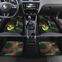 Personalized Senegal Car Mats Heart Baobab Art Grunge Style