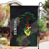 Senegal Garden Flag Heart Baobab Art Grunge Style