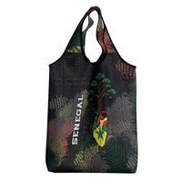 Senegal Grocery Bag Heart Baobab Art Grunge Style