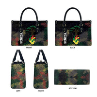 Senegal Leather Bag Heart Baobab Art Grunge Style