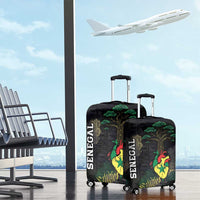 Senegal Luggage Cover Heart Baobab Art Grunge Style