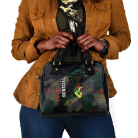 Senegal Shoulder Handbag Heart Baobab Art Grunge Style
