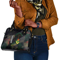 Senegal Shoulder Handbag Heart Baobab Art Grunge Style
