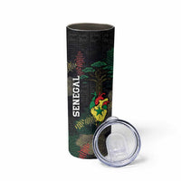 Personalized Senegal Skinny Tumbler Heart Baobab Art Grunge Style