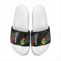 Senegal Slide Sandals Heart Baobab Art Grunge Style
