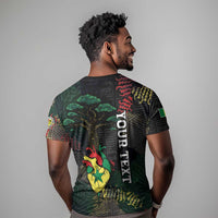 Personalized Senegal T shirt Heart Baobab Art Grunge Style