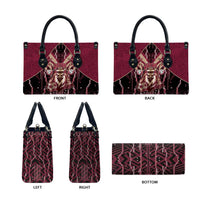 Qatar Football Leather Bag Glitch Style Falcon With Arabic Patterns
