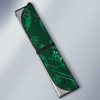 Saudi Arabia Football Auto Sun Shade Eagle With Desert Glitch Cyberpunk Art
