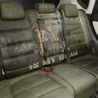Military Fathers Day Back Car Seat Cover My Dad Is My Hero