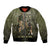 Military Fathers Day Bomber Jacket My Dad Is My Hero