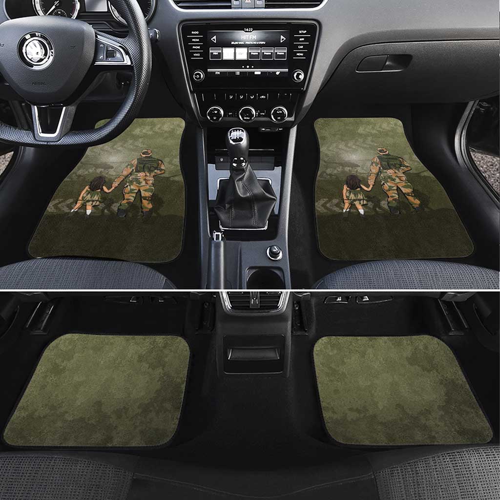 Military Fathers Day Car Mats My Dad Is My Hero