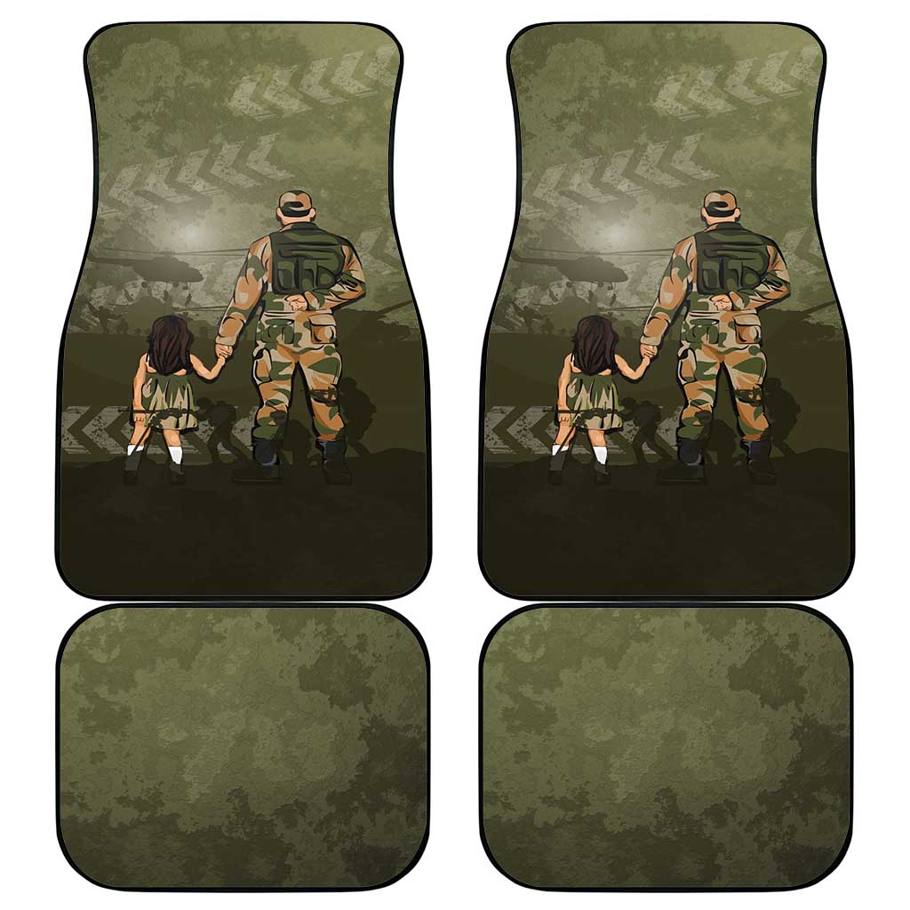 Military Fathers Day Car Mats My Dad Is My Hero
