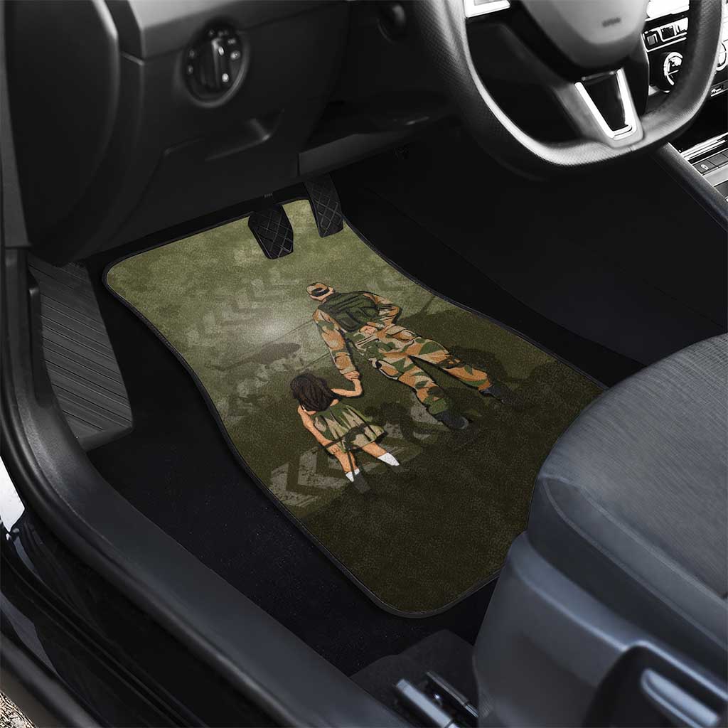 Military Fathers Day Car Mats My Dad Is My Hero