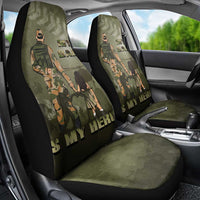 Military Fathers Day Car Seat Cover My Dad Is My Hero