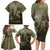 Military Fathers Day Family Matching Long Sleeve Bodycon Dress and Hawaiian Shirt My Dad Is My Hero