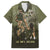 Military Fathers Day Family Matching Long Sleeve Bodycon Dress and Hawaiian Shirt My Dad Is My Hero