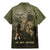 Military Fathers Day Family Matching Mermaid Dress and Hawaiian Shirt My Dad Is My Hero
