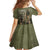 Military Fathers Day Family Matching Short Sleeve Bodycon Dress and Hawaiian Shirt My Dad Is My Hero