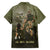 Military Fathers Day Family Matching Short Sleeve Bodycon Dress and Hawaiian Shirt My Dad Is My Hero