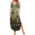 Military Fathers Day Family Matching Summer Maxi Dress and Hawaiian Shirt My Dad Is My Hero