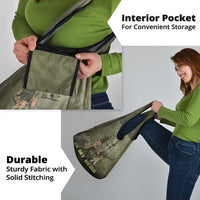 Military Fathers Day Grocery Bag My Dad Is My Hero