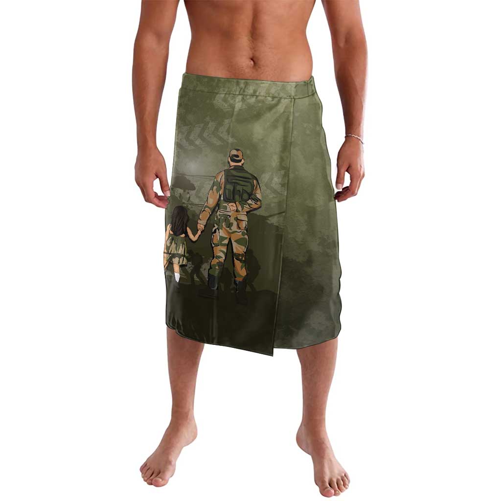 Military Fathers Day Lavalava My Dad Is My Hero