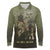 Military Fathers Day Long Sleeve Polo Shirt My Dad Is My Hero