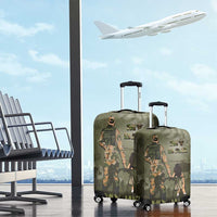 Military Fathers Day Luggage Cover My Dad Is My Hero