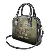 Military Fathers Day Shoulder Handbag My Dad Is My Hero