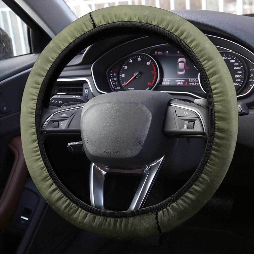 Military Fathers Day Steering Wheel Cover My Dad Is My Hero