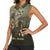Military Fathers Day Women Sleeveless Polo Shirt My Dad Is My Hero