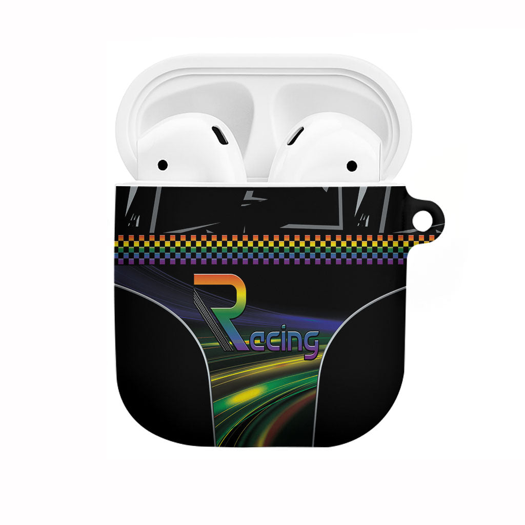 Racing Pride AirPods Case Racing Rainbow Cyberpunk Style