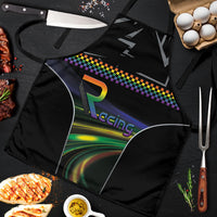 Racing Pride Apron Racing Rainbow Cyberpunk Style