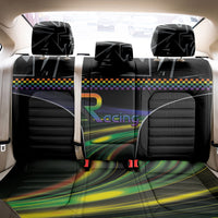 Racing Pride Back Car Seat Cover Racing Rainbow Cyberpunk Style
